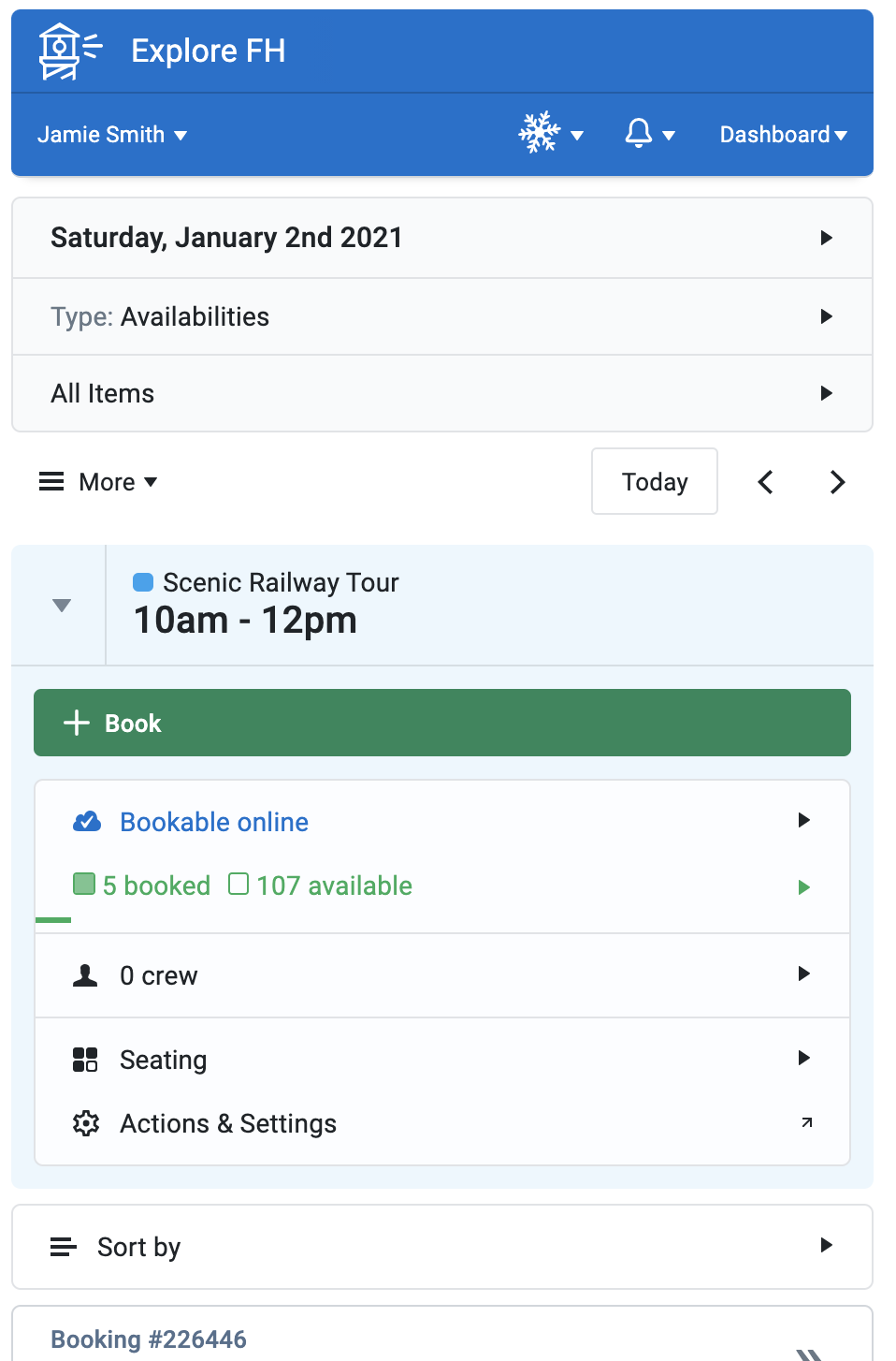 Mobile view