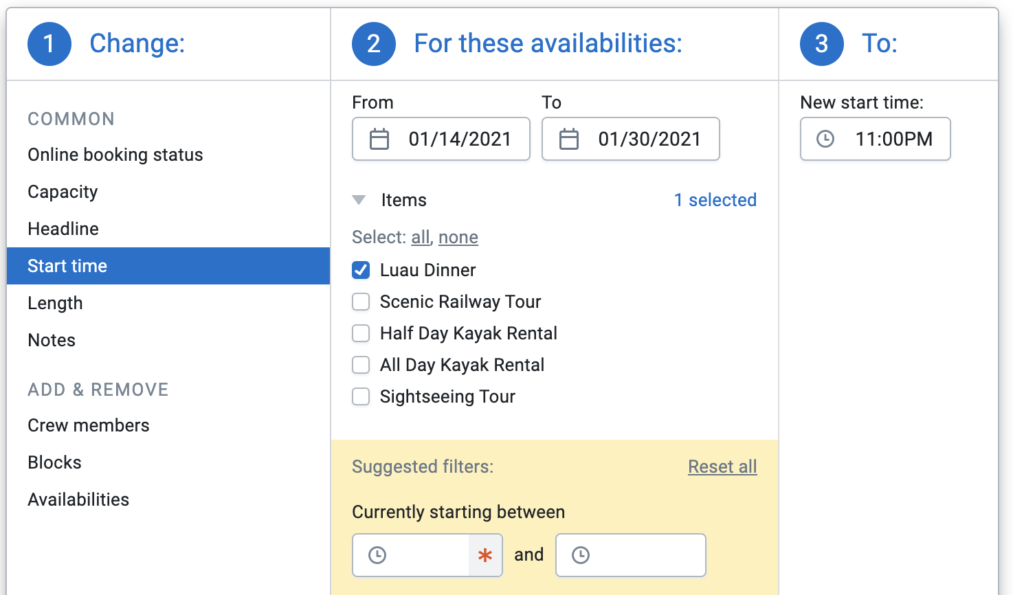 select-availabilities