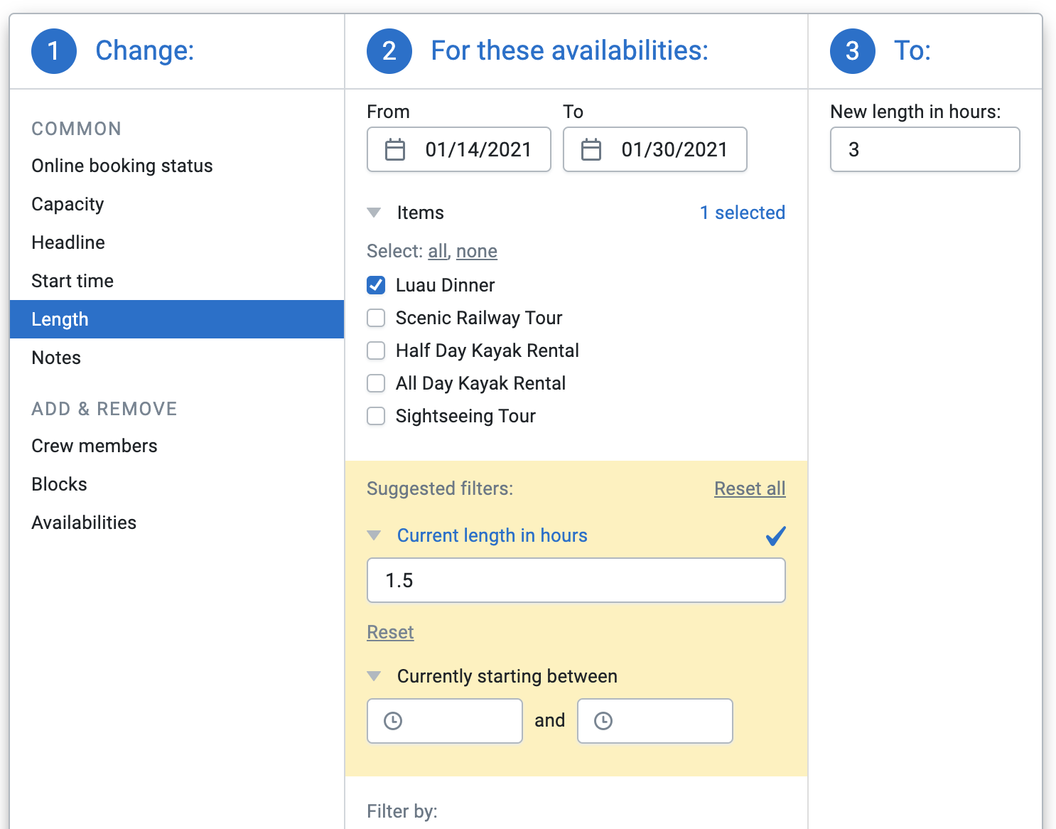 select-availabilities