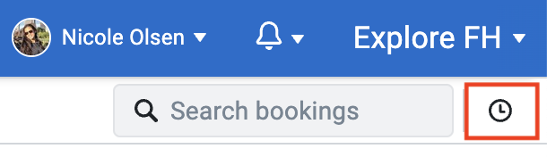 Recent bookings