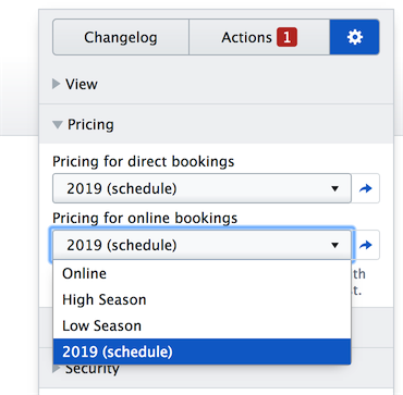 Setting default pricing