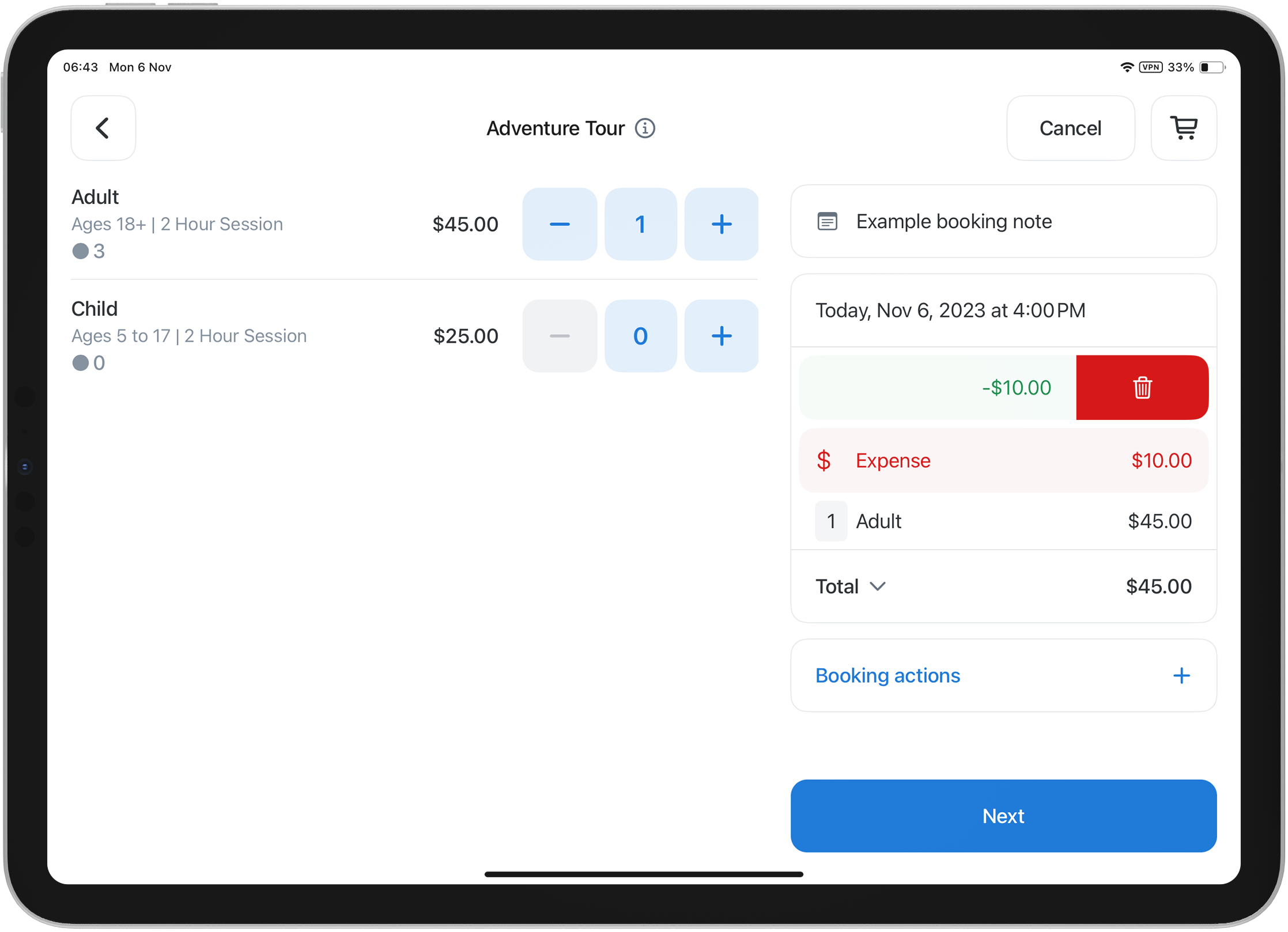booking-actions-swipe-to-delete