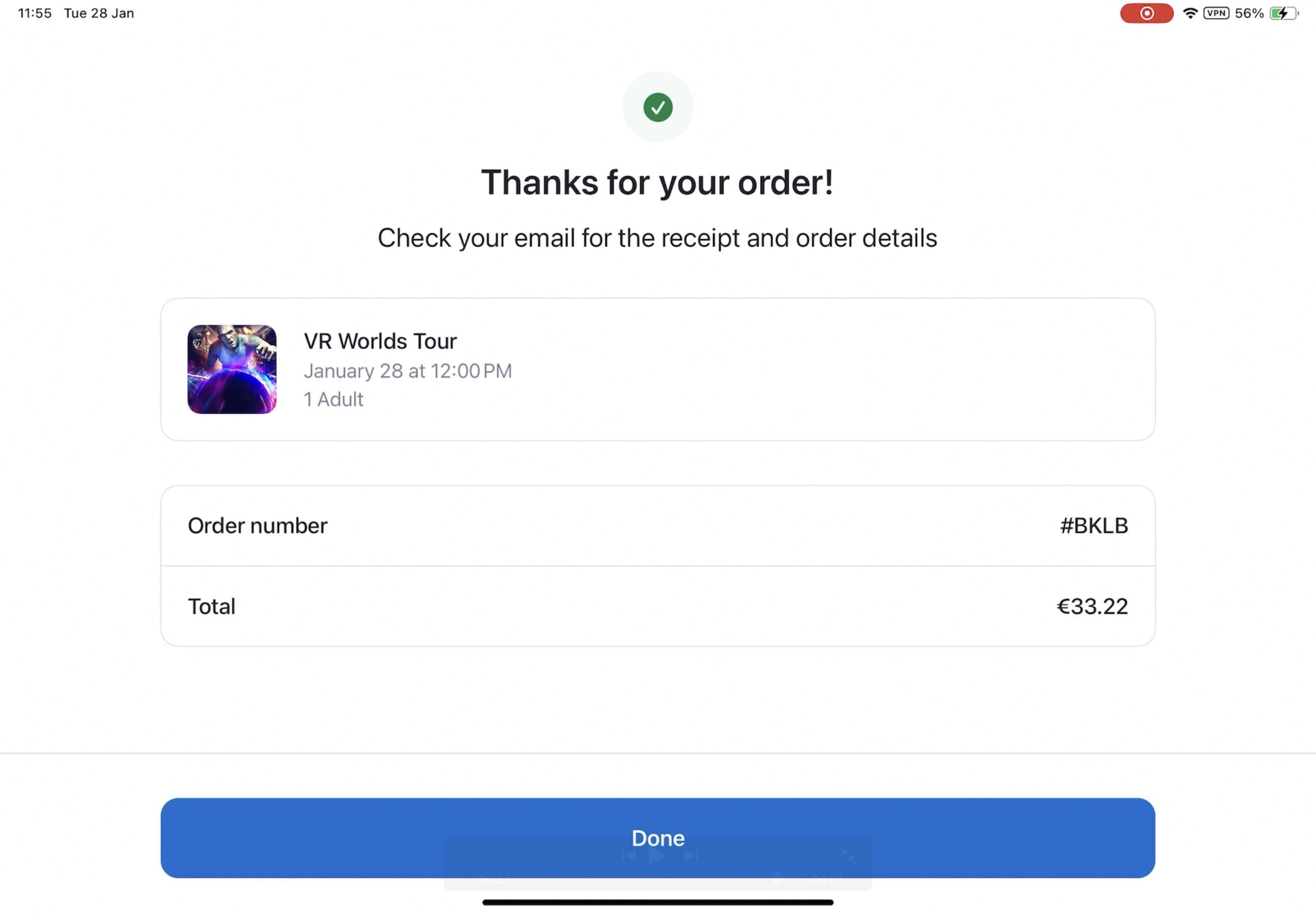 Dock-Order-Confirmation-Page