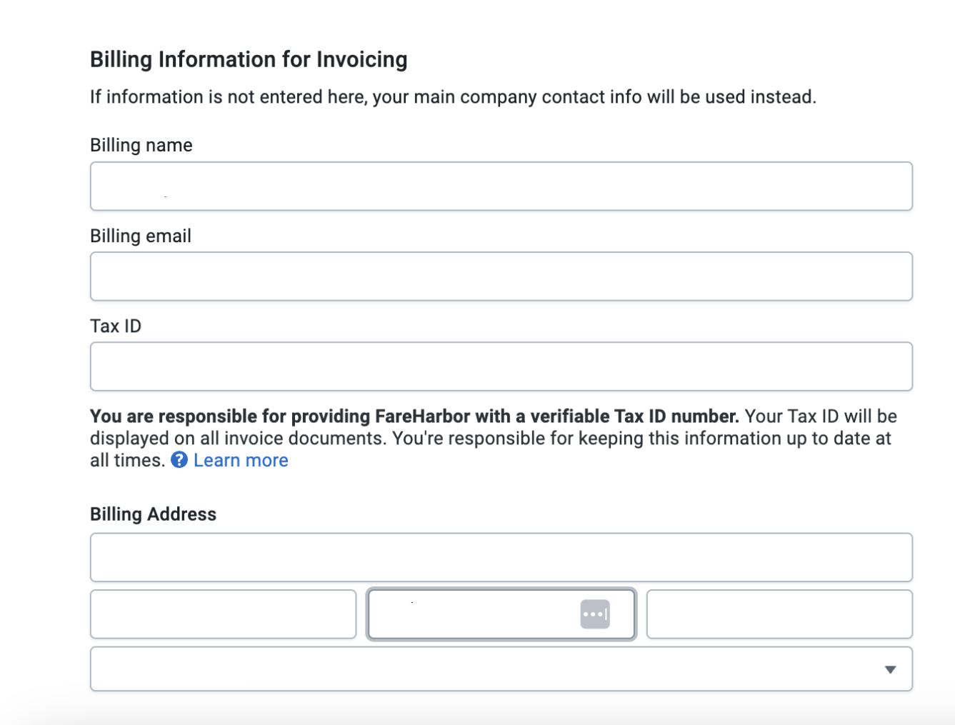 billing-information-for-invoicing