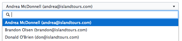 Select user